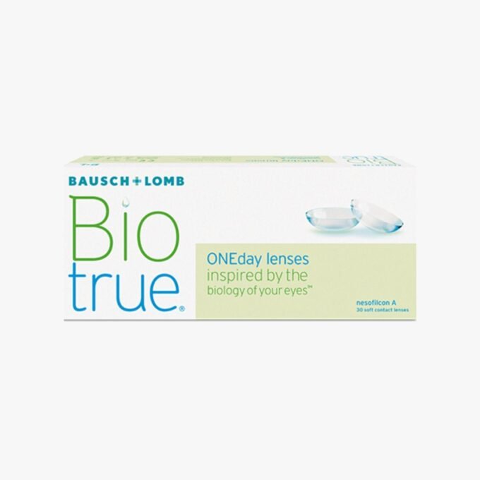 BIOTRUE คอนเเทคเลนส์รายวัน - เเบบใส ( 1 กล่อง 15 คู่ ) *** โปรลอกฝา ***
